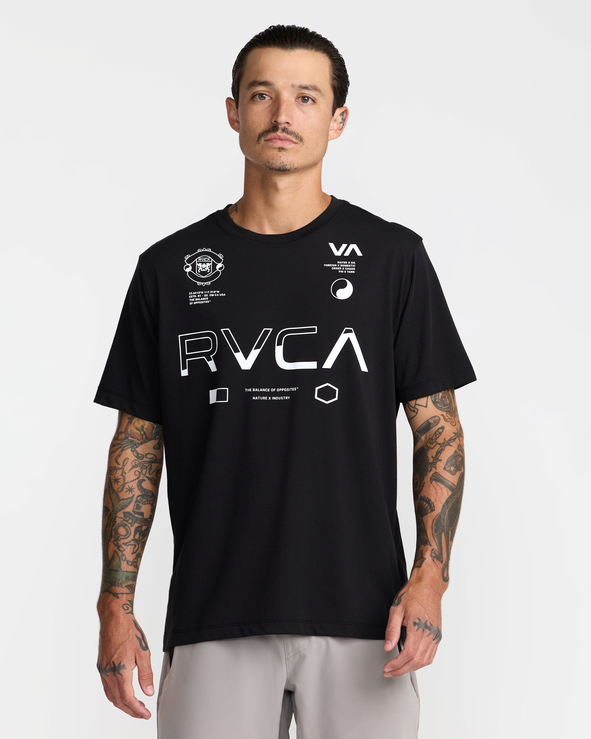 Split All Over Short Sleeve Tee – RVCA