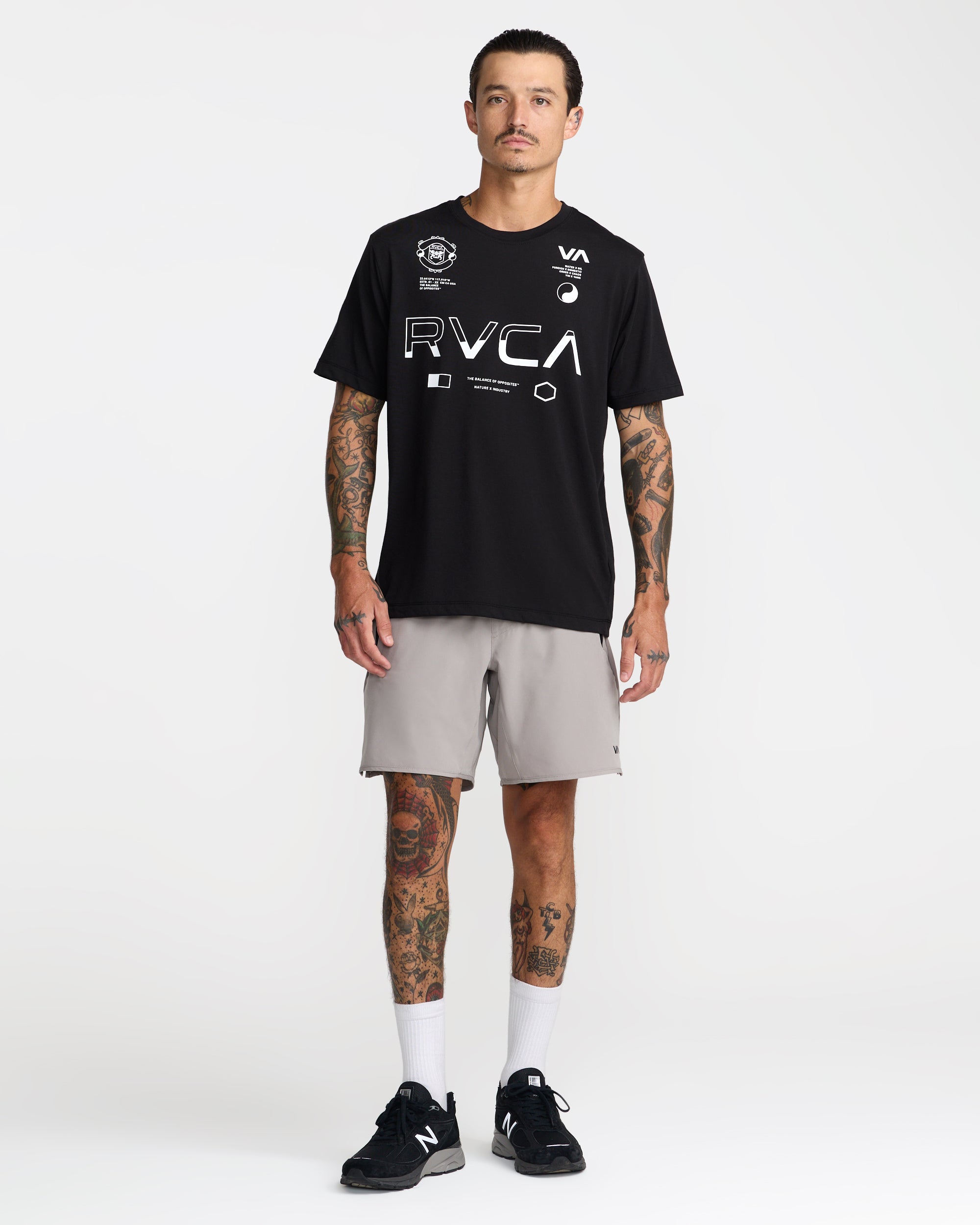 Split All Over Short Sleeve Tee – RVCA