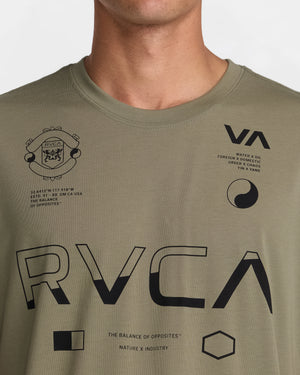 Split All Over Short Sleeve Tee
