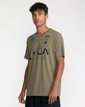 Split All Over Short Sleeve Tee