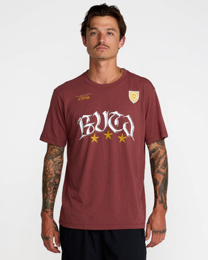 RVCA Star FC Short Sleeve Tee- RVCA