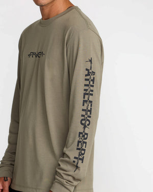 Athletic Dept Long Sleeve Tee- RVCA