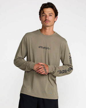 Athletic Dept Long Sleeve Tee- RVCA