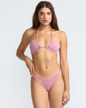 Chevy Grooves Halter Bandeau Bikini Top - RVCA