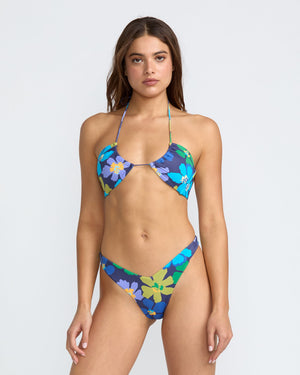 Flower Gazer Halter Bandeau Bikini Top - RVCA