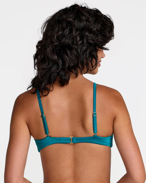 Shimmer Ring Bralette Bikini Top
