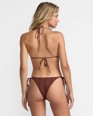Sweetness Halter Tri Bikini Top - RVCA