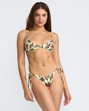 Paradiso Knotted Crossback Bikini Top - RVCA