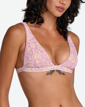 Roma Fixed Tall Triangle Bikini Top
