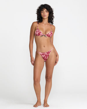 City Floral Micro Triangle Bikini Top