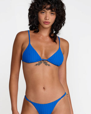 Pucker Triangle Bikini Top