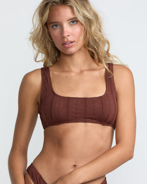 Sweetness Bralette Bikini Top - RVCA