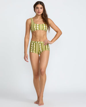 Beach Wave Lace Back Bralette Bikini Top - RVCA