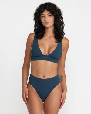 Flat Rib Tall Tri Bralette