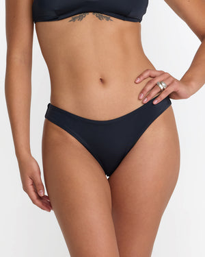 Solid Cheeky Bikini Bottom