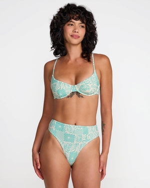Sun Tides High Rise Skimpy Bikini Bottom