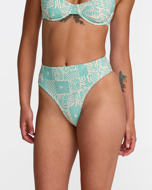 Sun Tides High Rise Skimpy Bikini Bottom