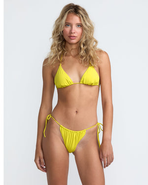 Solid Slide Tie Skimpy Bikini Bottom - RVCA