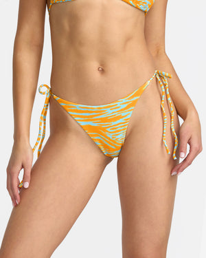 Summer Safari Tie Side Skimpy Bikini Bottom - RVCA