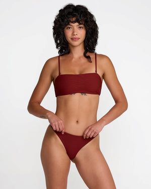 Micro Rib Ultra Skimpy Bikini Bottom