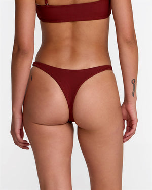 Micro Rib Ultra Skimpy Bikini Bottom