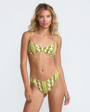 Beach Wave Medium French Bikini Bottom - RVCA