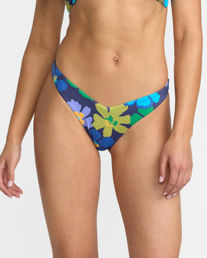 Flower Gazer V FT Medium French Bikini Bottom - RVCA