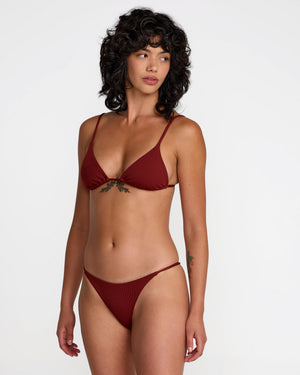 Micro Rib Medium French Bikini Bottom