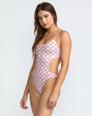 In The Groove Rev Square Neck One Piece - RVCA