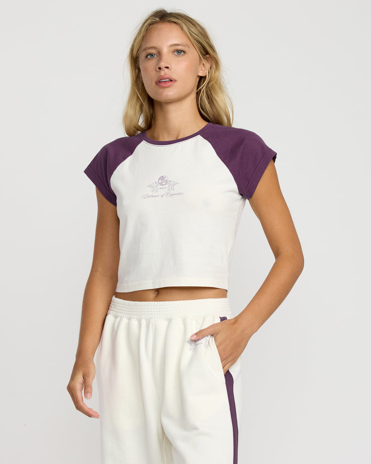 Sport Baby Raglan - Plum Ash