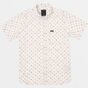 Boys That'll Do Print Short Sleeve Shirt - Vintage White