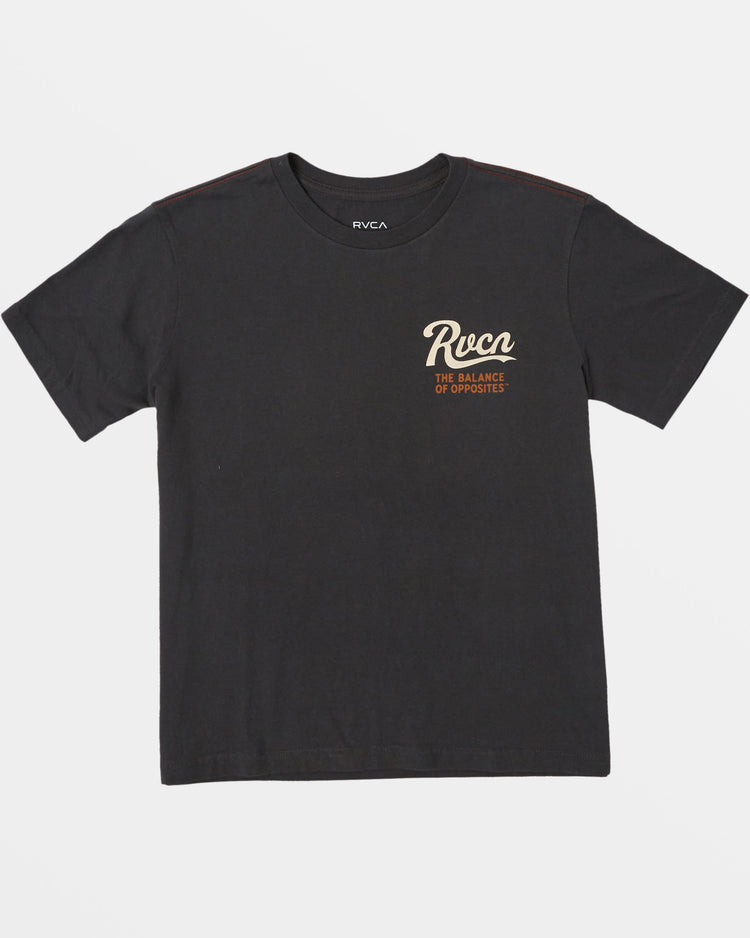 Boys Pennantan Tee - Pirate Black