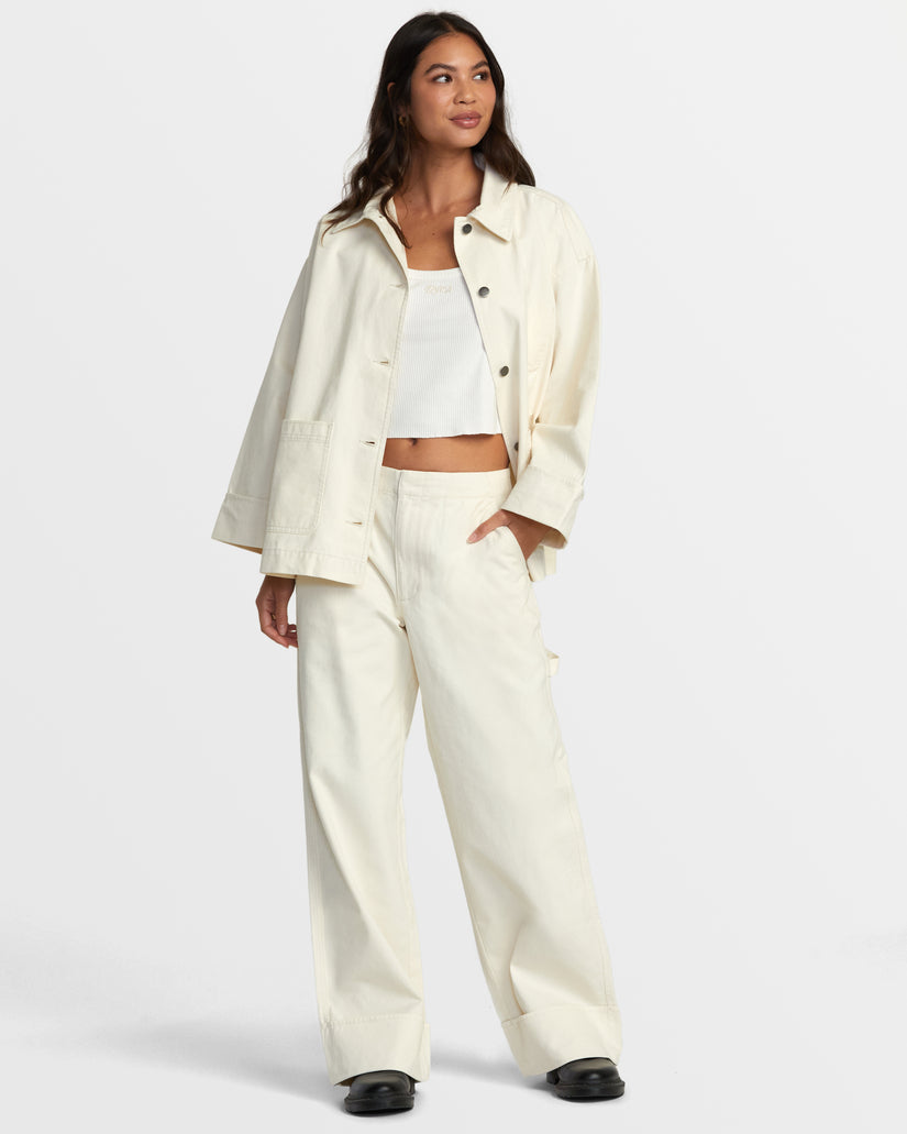 Back Bay Relaxed Fit Pants - Latte