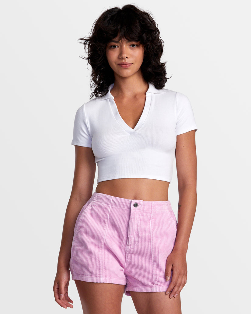 Daylight Corduroy Shorts - Pastel Lavender