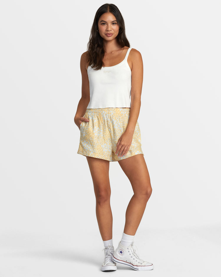 Sawyer Elastic Waist Shorts - Sahara Sun