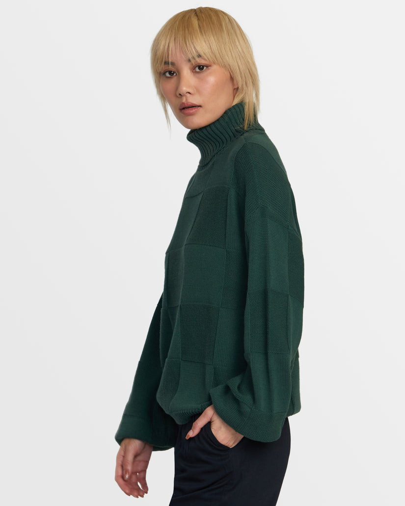 Vineyard Turtleneck Sweater - Pineneedle