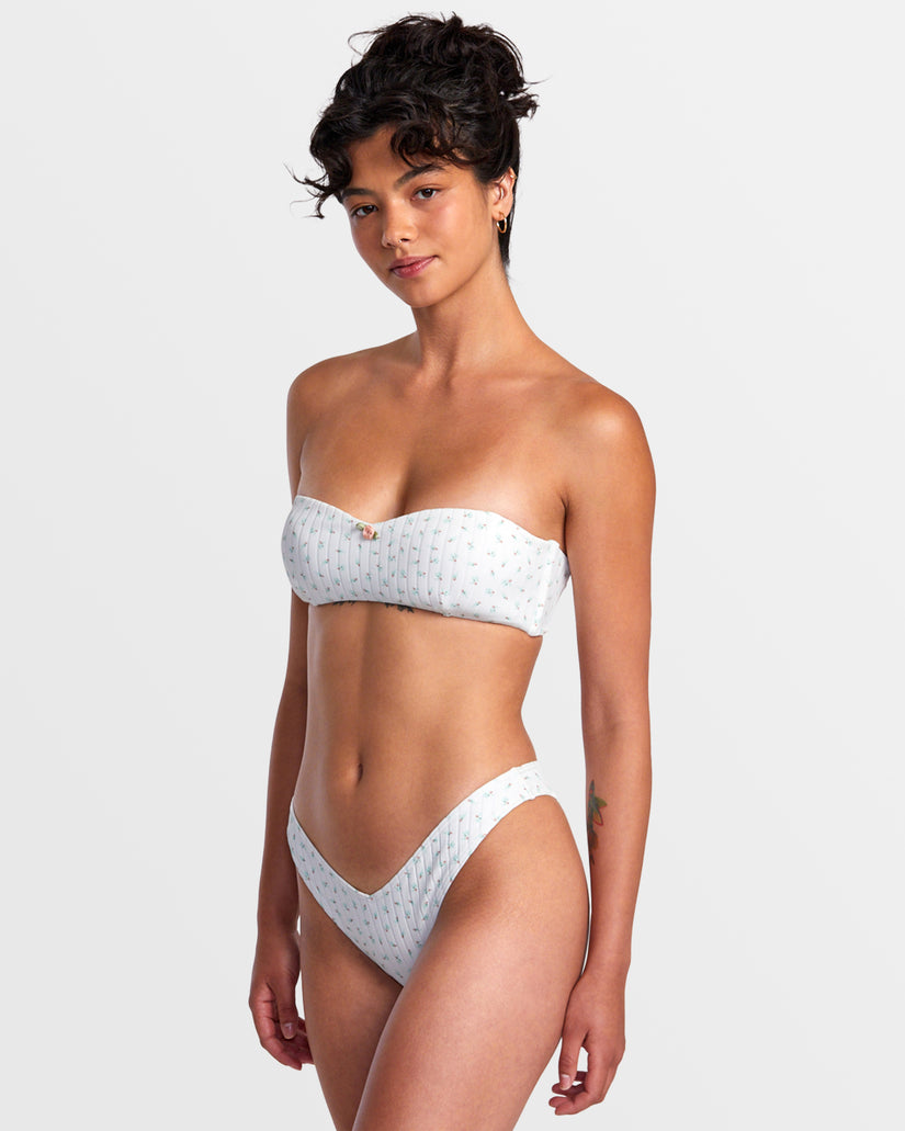 Pointe Sweetheart Bandeau Bikini Top - White