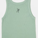 Wide Rib Tank Top - Green Haze