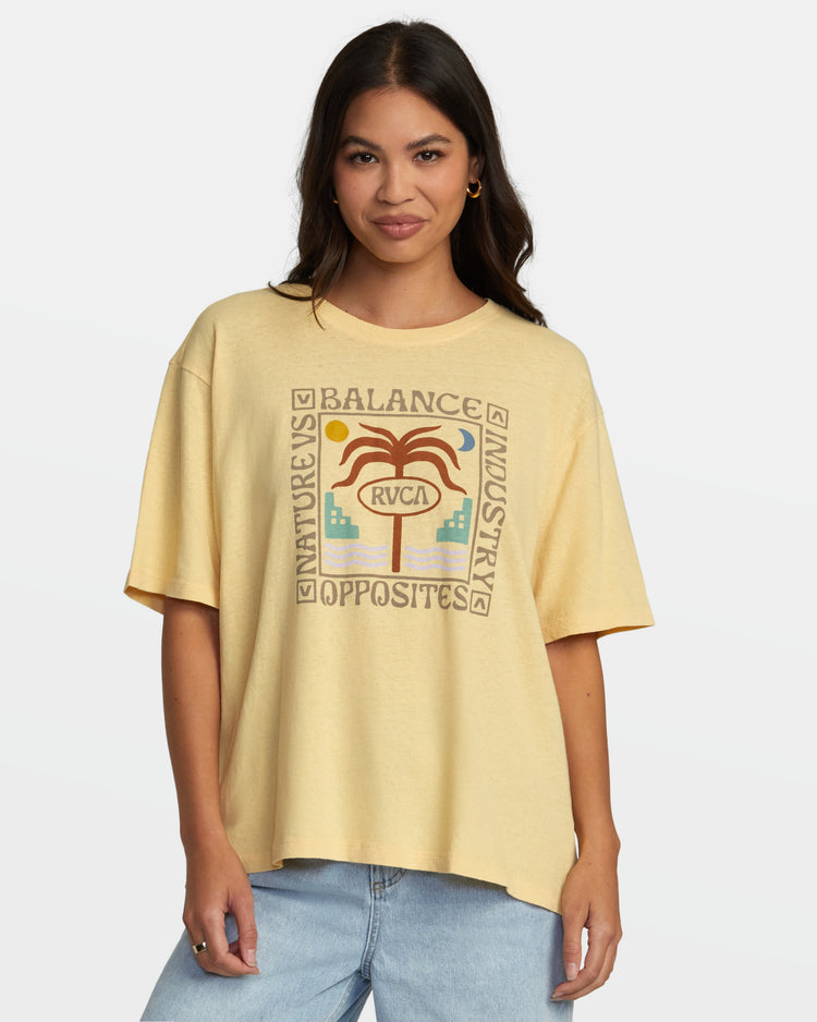 Secluded Island Tee - Sahara Sun