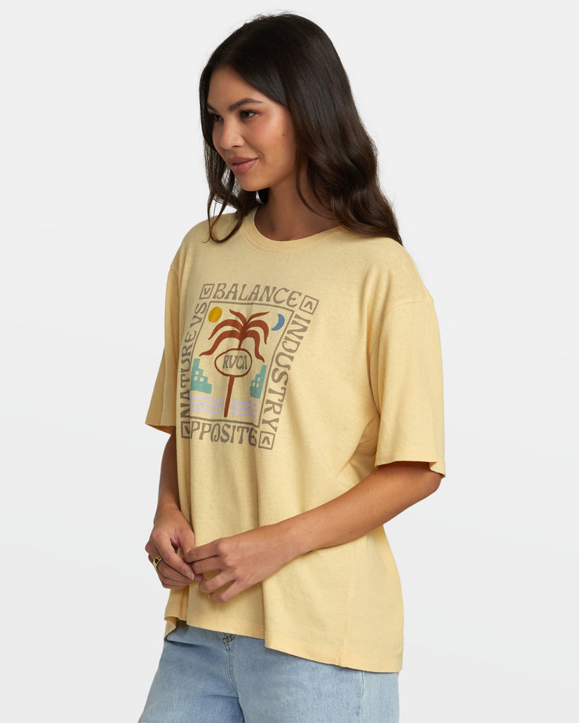 Secluded Island Tee - Sahara Sun