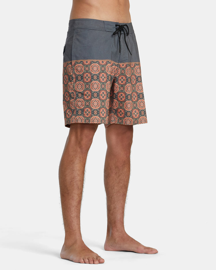 County 18" Boardshorts - Burnt Orange