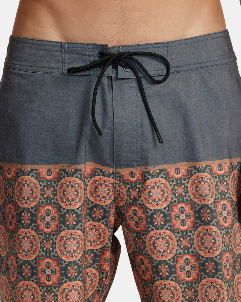 County 18" Boardshorts - Burnt Orange