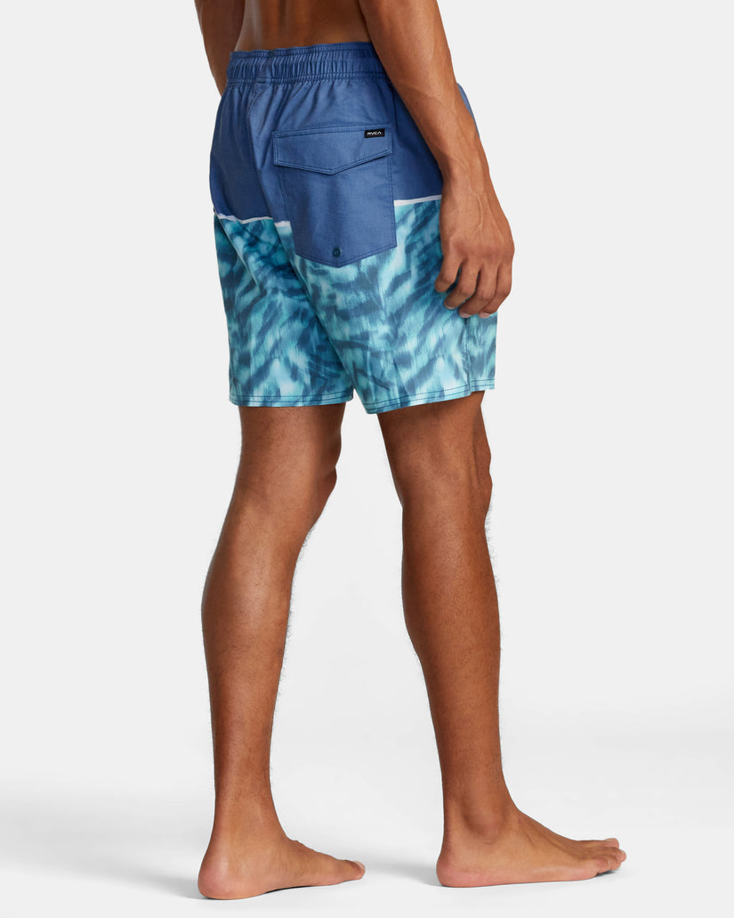 County Elastic Waist 17" Boardshorts - Duck Blue