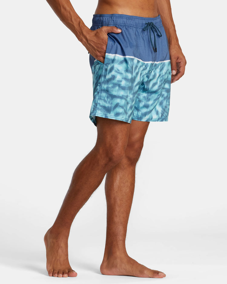 County Elastic Waist 17" Boardshorts - Duck Blue