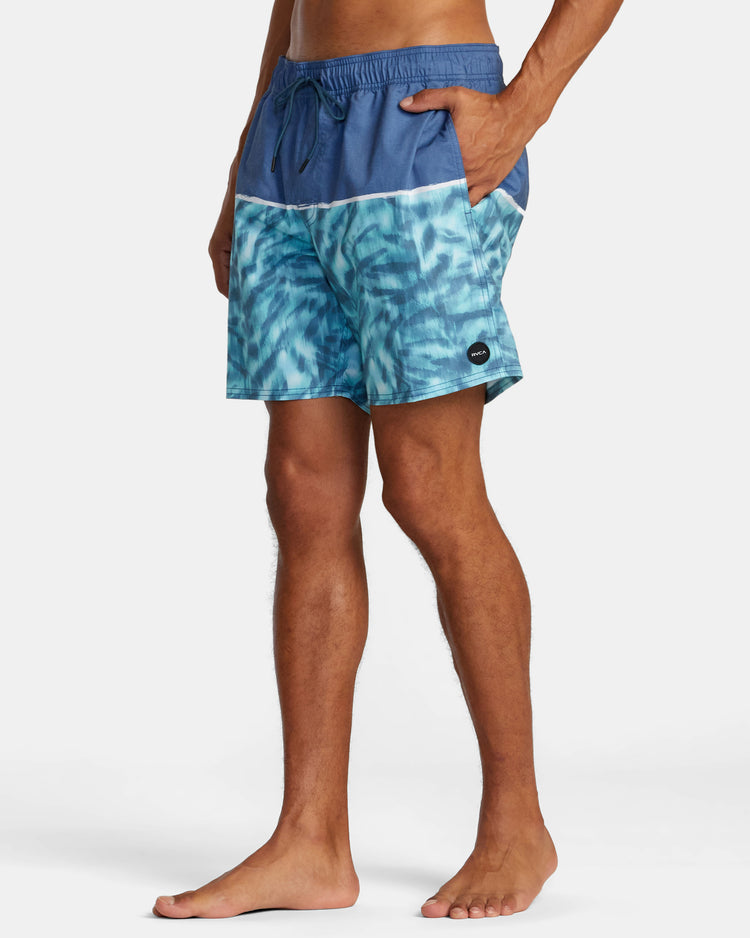 County Elastic Waist 17" Boardshorts - Duck Blue