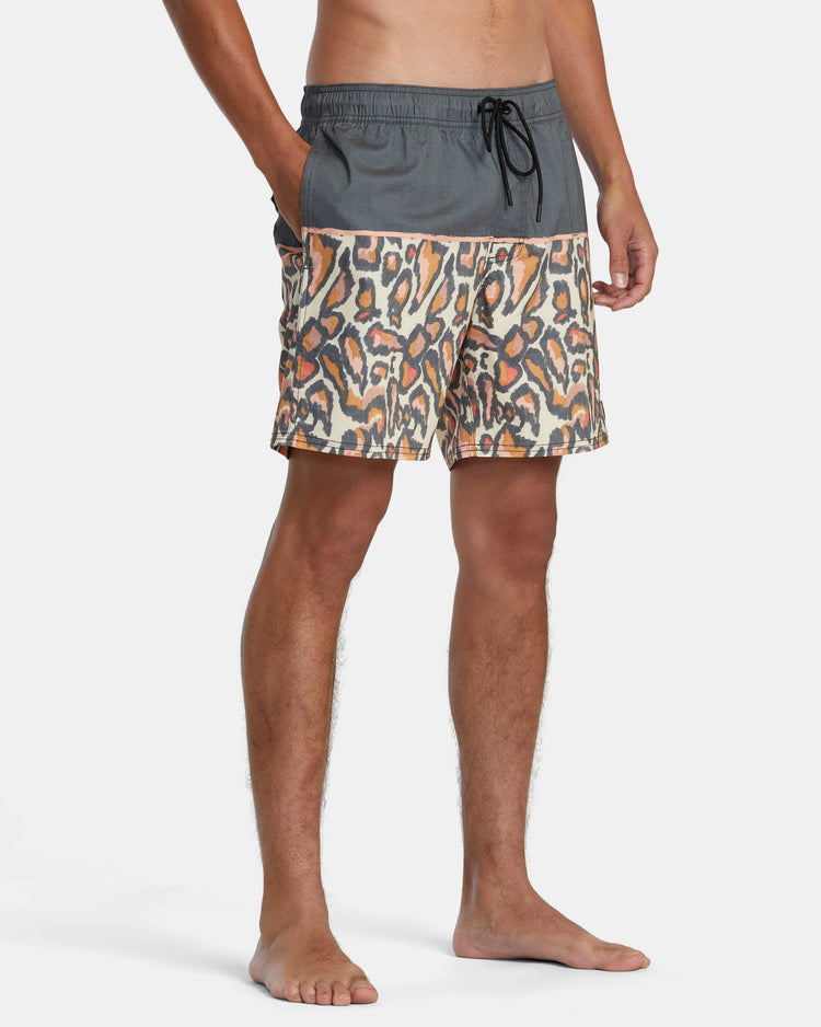 County Elastic Waist Boardshorts 17" - RVCA Black