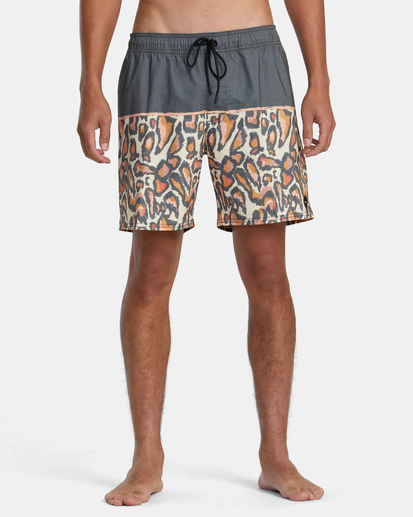 County Elastic Waist Boardshorts 17" - RVCA Black