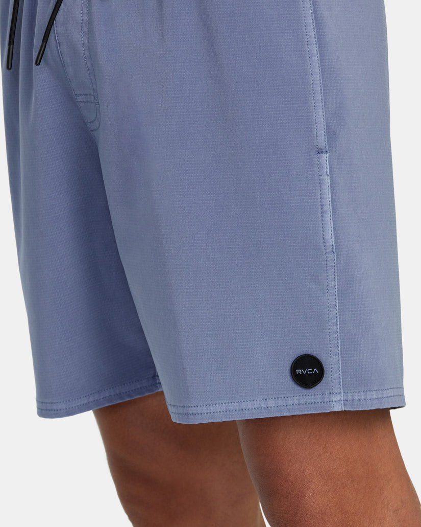 VA Pigment Elastic Waist 17" Boardshorts - Blue Tide