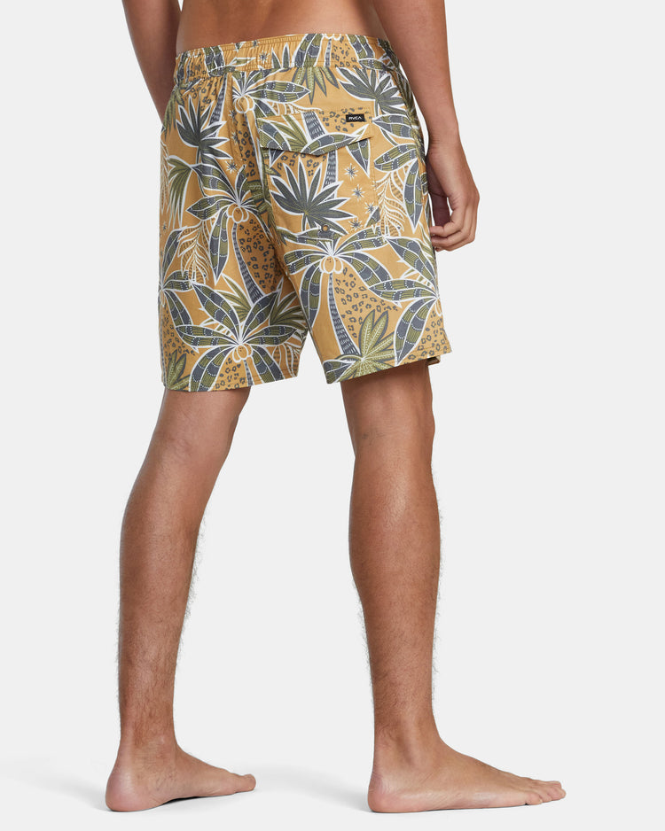 Barnes Elastic Waist 17" Boardshorts - Camel