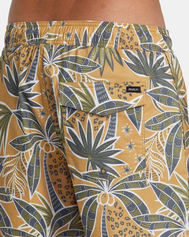 Barnes Elastic Waist 17" Boardshorts - Camel